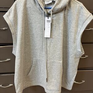 Noisy May Light Grey Hoodie